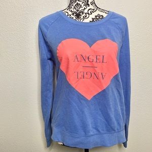 Victoria’s Secret crew neck angel sweater neon